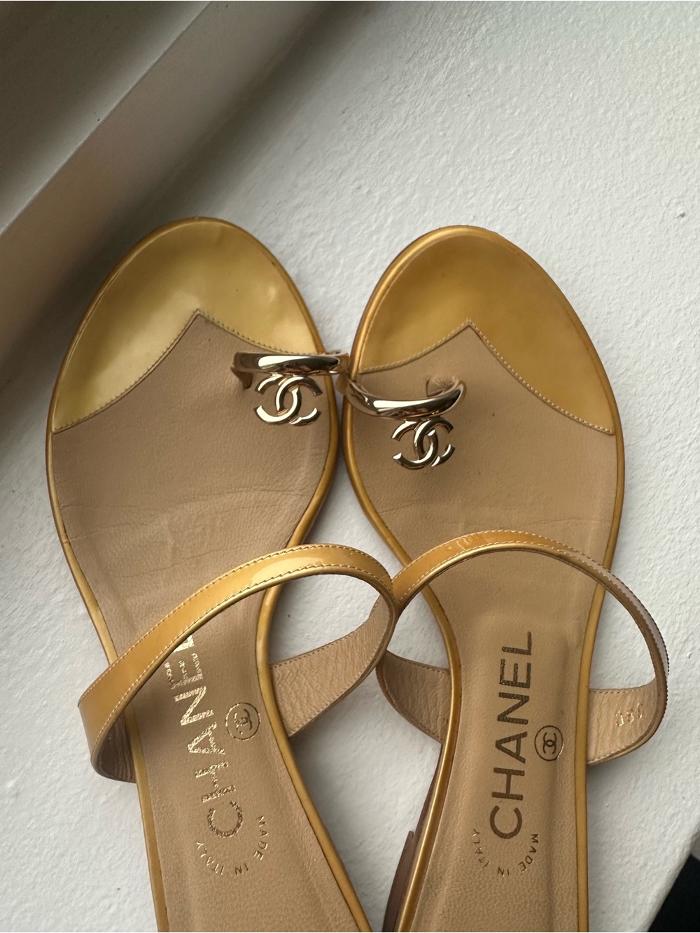 Chanel flat sandals cc logo - 38.5 - Picture 2 of 7